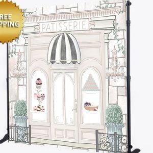French bakery backdrop